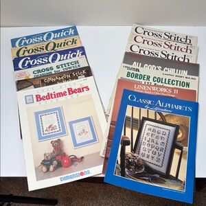 CROSS STITCH BOOKLETS AND MAGAZINES